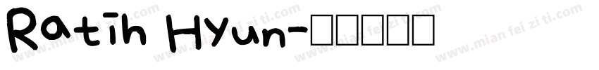 Ratih Hyun字体转换